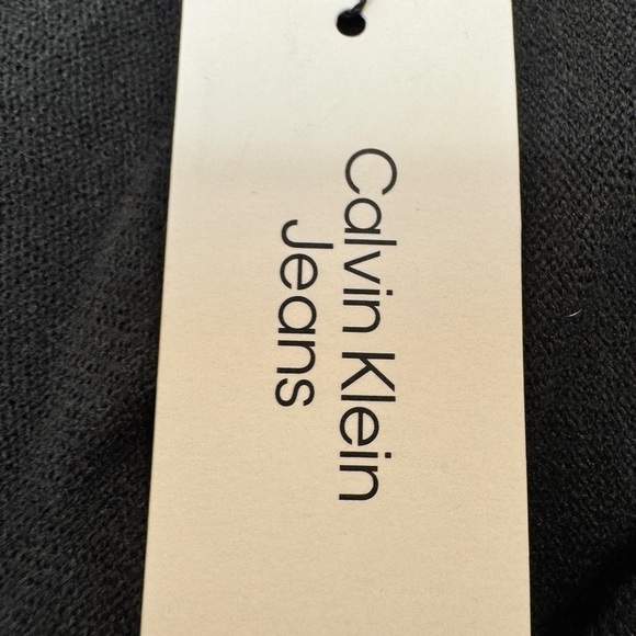 Calvin Klein Pullover Cropped Hoodie Black - Picture 7 of 10